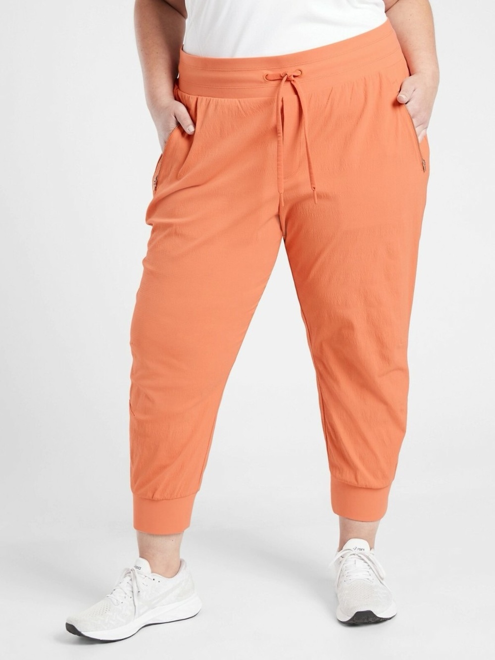 Athleta Trekkie North Crop 23” Jogger NWT Dusty Apricot Size 12